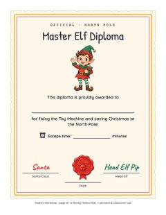 Master Elf Diploma for every player